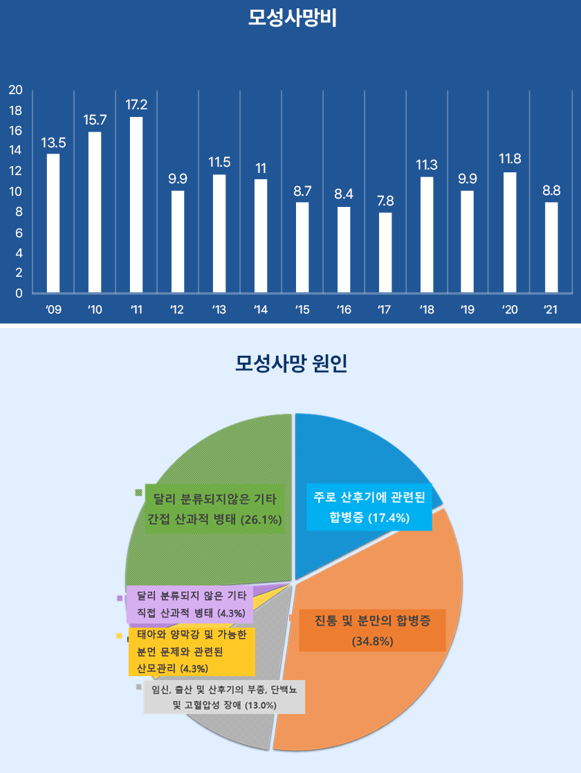 출산 연령 (2021) / 출산 연령 증가 / 35세 고령 산모